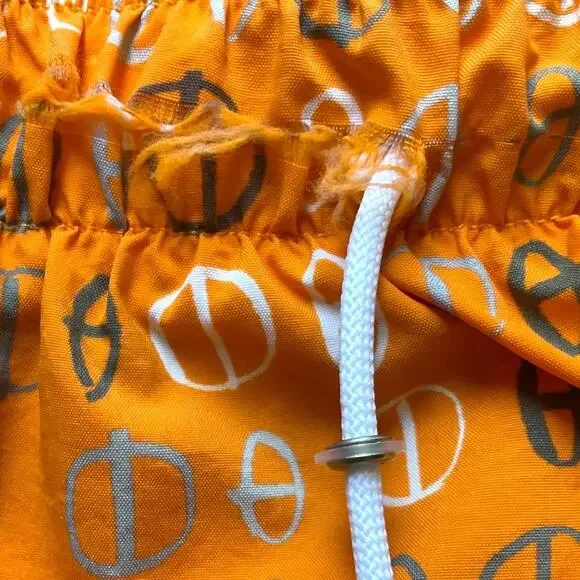 Hermes Men’s Chaine D’Ancre Swim Trunks Orange Size Large RARE Limited Edition